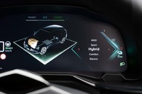 ドライブモードは「4WD」「スポーツ」「ハイブリッド」「コンフォート」「エレクトリック」の全5種類が用意される。