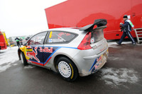 ライコネンとラリーを共にする「シトロエンC4WRC」。戦闘力の高さは折り紙付きだ。