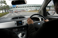 オフブラック内装。これは「S」のインパネ
    
    