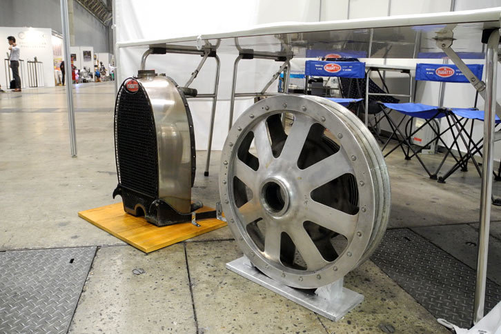 Bugatti Club Japanのブース