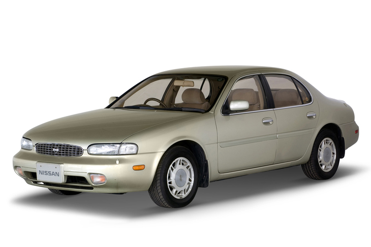 日産が、1992年から1996年にかけて販売していた上級セダン「レパードJ.フェリー」。日本では温和なスタイリングが不評だったが、「インフィニティJ30」として導入された米国では、そこそこ人気を博していた。