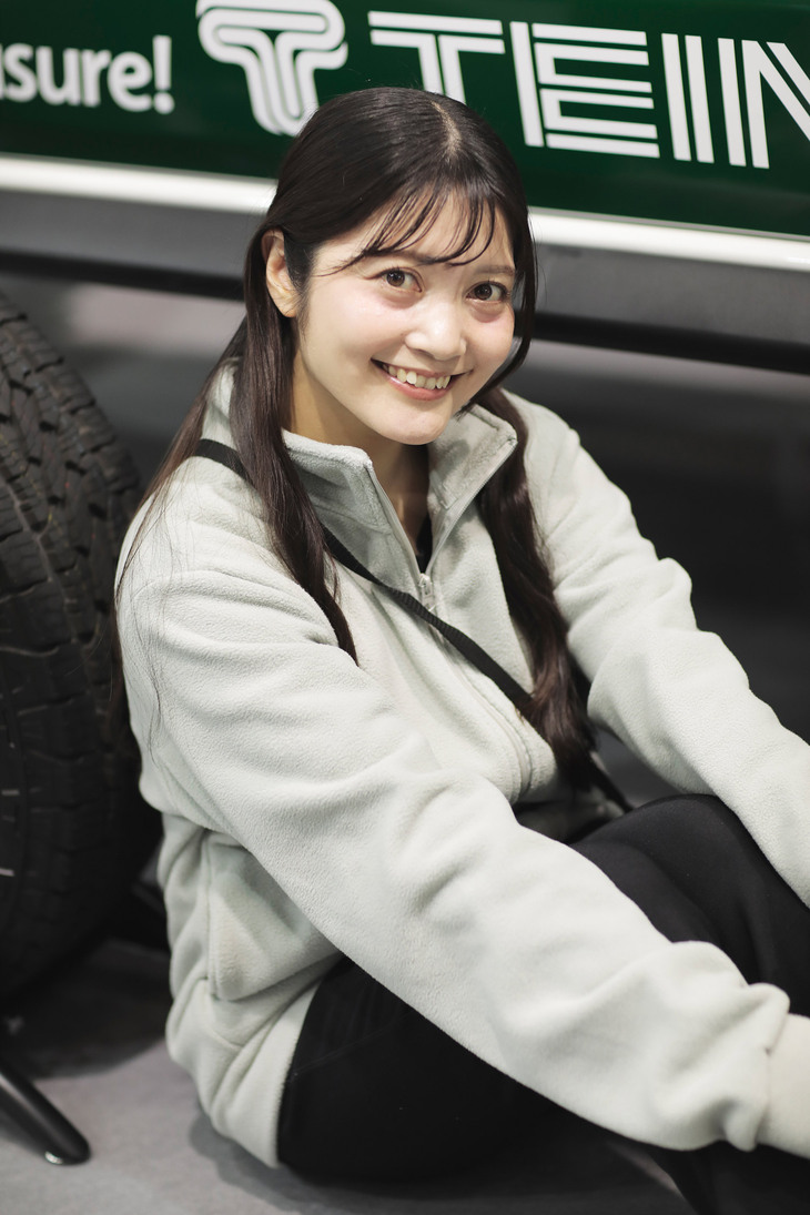 TEIN & CASTROLブースの梅野せんりさん