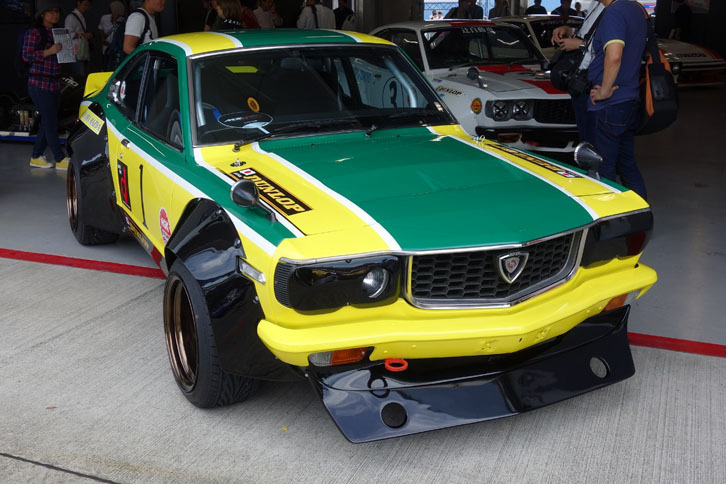 【レーシングマシン展示】「サバンナRX-3」 1974年 片山レーシング 片山義美仕様。