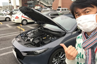 「マツダ3」のマイナーチェンジモデルでは、最高出力130PSの1.8リッター直4ディーゼルターボを搭載する「XD」の6段AT車がベストという結論に達した。これなら首都高でも勝負できそうだ。