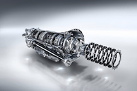 トルクコンバーターの代わりに湿式多板クラッチを用いたメルセデス・ベンツの「AMGスピードシフトMCT」。