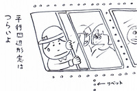 平行四辺形の窓は、すぐに建てつけが悪くなった。