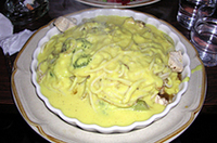 とりとブロッコリーのスープスパ