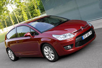 新しいC4。写真は3ドアバージョンの「クーペ」。