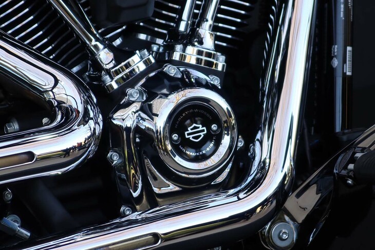 ハーレーダビッドソン・ブレイクアウト（クランクケースカバー）