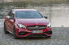 メルセデス・ベンツA250シュポルト 4MATIC（4WD/7AT）／メルセデスAMG A45 4MATIC（4WD/7AT）【海外試乗記】 変化は小さく、進化は大きく の画像2
