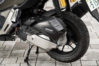 エンジンは水冷の単気筒。「Vマチック」と呼ばれる無段階変速機が組み合わされる。