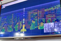 2019年の「人とクルマのテクノロジー展」より、LiDARが捉えた来場者の様子。モービルアイの技術を用いれば、これに近い詳細な状況認知がミリ波レーダーでも可能となる。