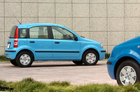 こちらは、「ドライターコイズ」の「パンダ」。インテリアカラーは「ムーブイエロー」が組み合わされる。