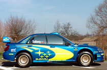 電飾付き 1/10RC スバル インプレッサ WRC 2004 ラリー・ジャパン