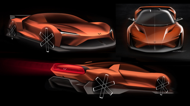 ボディー上下で異なる印象を醸し出すアイデアが芽生えつつあることがわかる。