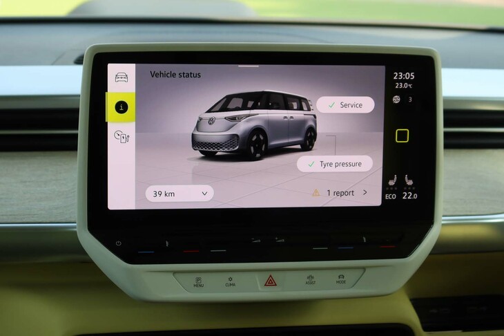 フォルクスワーゲンID.Buzz（センターモニター）