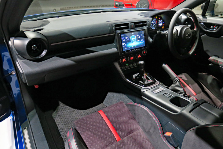 スバルBRZ（インストゥルメントパネルまわり）