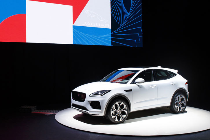 ジャガーの新型コンパクトSUV「Eペース」。