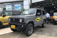 スズキのディーラーで試乗した新型「ジムニー」。