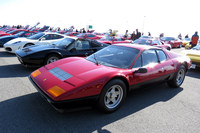 会場で見かけた「フェラーリ512BB」……ですよね？　個人的に、このころのフェラーリが一番格好いいと思う。