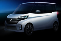 「日産デイズ ルークス」のイメージスケッチ。