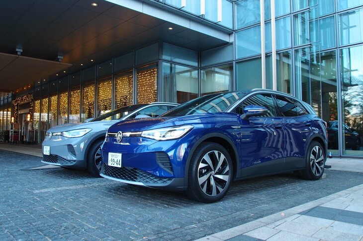 「ID.SQUARE」では「ID.4」の試乗もできる。事前にオンラインでの予約が必要。