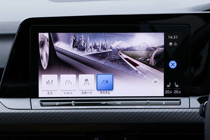 フォルクスワーゲン・ゴルフ（インフォテインメントシステム「ディスカバープロ」）