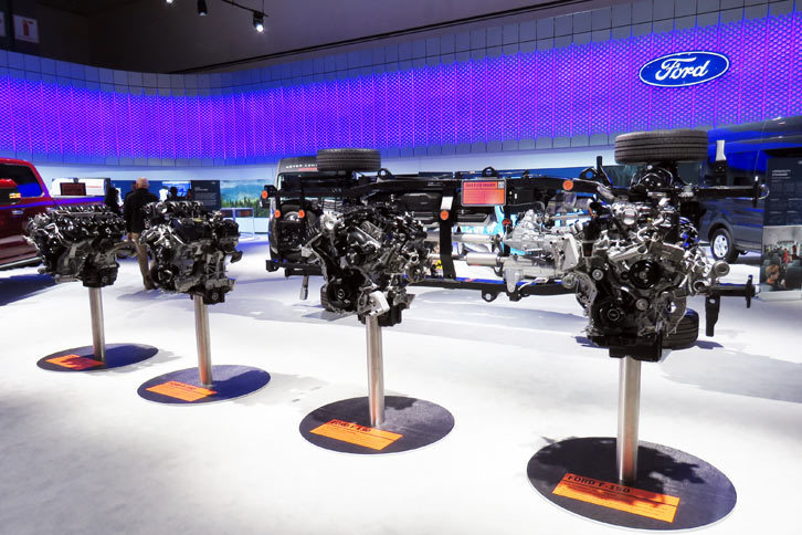 フォードF150のエンジンラインナップ。