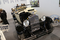 2015年2月、パリの「レトロモビル」会場にて。C4／C6ヴィンテージ・クラブのブース。