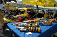 数多くのパーツメーカーが参戦しているD1グランプリ。