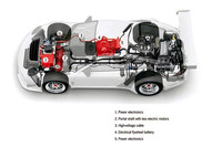 「ポルシェ911 GT3 R」にハイブリッドバージョン誕生【ジュネーブショー2010】の画像