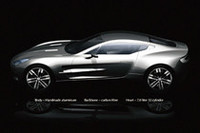 アストン・マーティン「One-77」、チラッと公開の画像