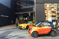 MBJのアンテナショップ「メルセデス・ベンツ・コネクション」（東京都港区）。