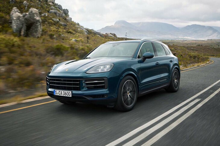 ポルシェ・カイエン（写真はすべて欧州仕様車）