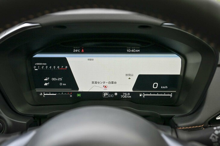 スバル・レヴォーグ レイバック リミテッドEX（フル液晶メーター）