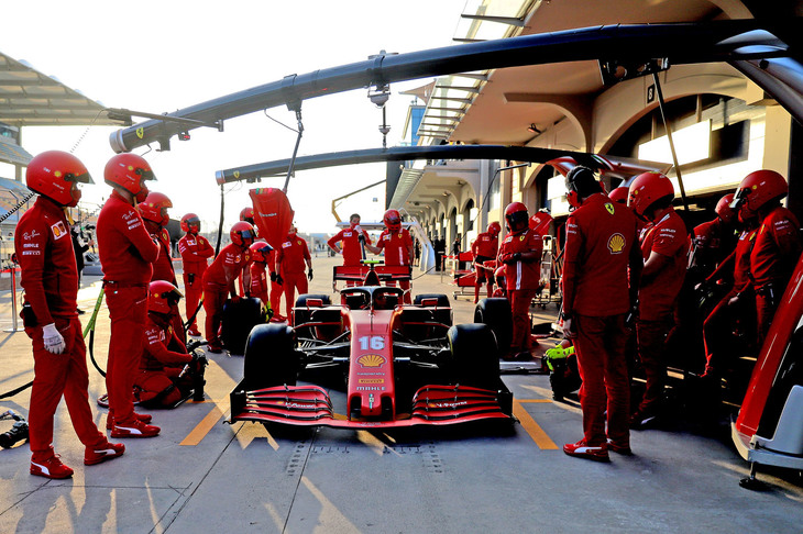 スクーデリア・フェラーリ。2020年11月23日、F1トルコグランプリで。