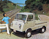 1963年「ホープスターOV-2型」。軽トラ初の二大をフルに使えるキャブオーバー型だった「ホープスターOV型」の改良型で、シート下に360cc空冷2ストローク2気筒エンジン（最高出力17PS）を搭載。