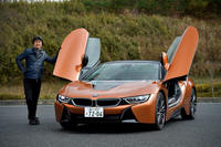「BMW i8ロードスター」はカッコいい！（写真＝池之平昌信）
