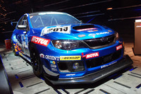 「インプレッサWRX STI」。写真のマシンは、今期のニュルブルクリンク24時間耐久レースに実際に出場する車両そのもの。