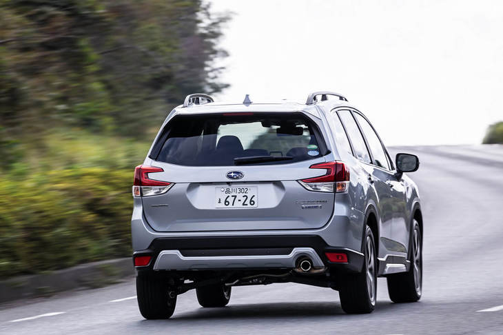 発表当初は、受注モデルの約4割が「e-BOXER」と「ドライバーモニタリングシステム」を搭載するこの「アドバンス」グレードだったという。