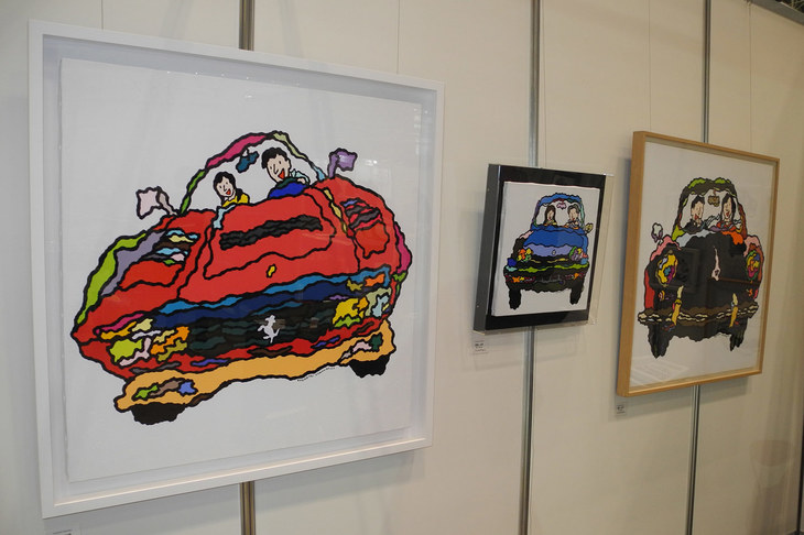 乗り物絵師★トドロキ トモヒロのブース。