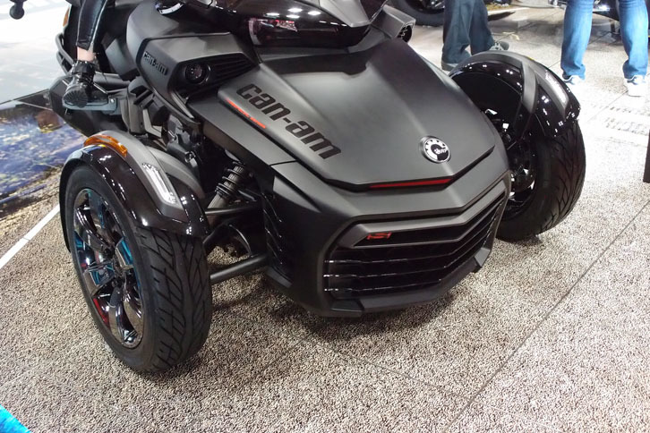 カンナム・スパイダーF3-S（フロントまわり）