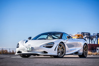 2023年8月2日、東京・有明の発表イベントで日本初公開されたマクラーレンの新型ミドシップスポーツカー「750S」。「マクラーレン史上最も軽量かつ最もパワフル」とうたわれる。