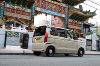 試乗車は中間グレード「L」のターボモデル。それに特別な内外装を採用した派生モデルという位置づけの「コーディネートスタイル」。