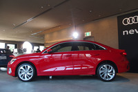 「A3セダン」のボディーサイズは、全長×全幅×全高＝4495×1815×1425mm。ホイールベースは「A3スポーツバック」と共通の2635mmとなる。