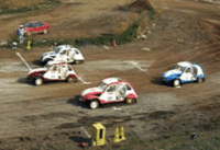 ユニークな２ＣＶレース開催の画像