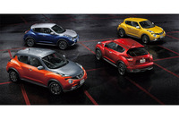 以前からあるツートンカラー「アズライトブルー／ブリリアントシルバー」（左上）も引き続き用意される。