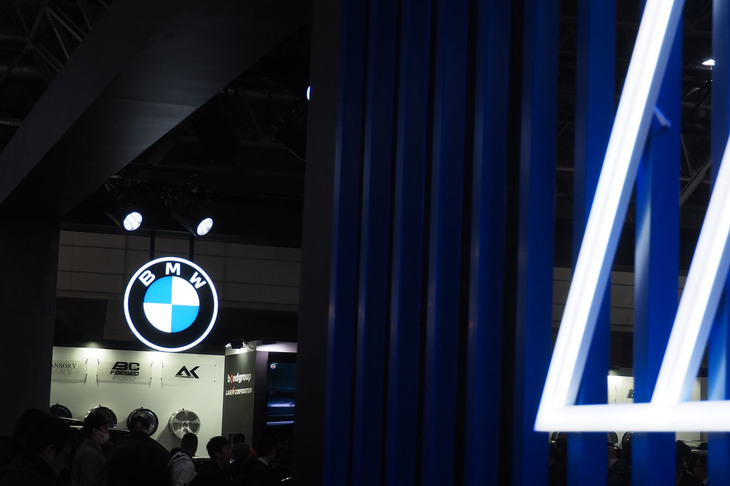 BMWブースの様子。