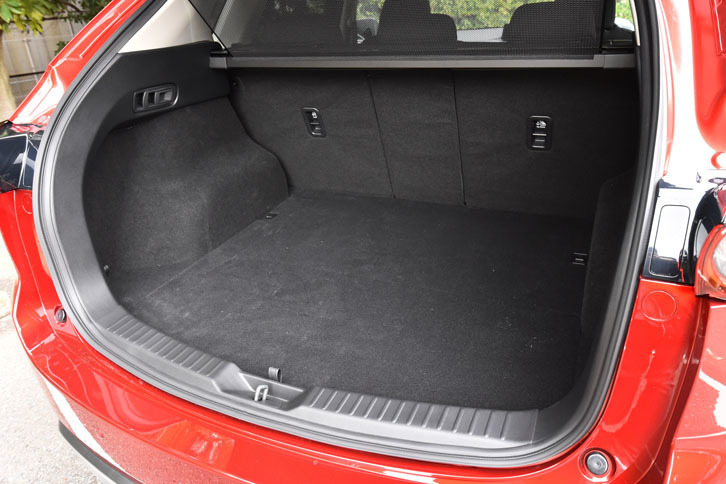 ラゲッジルームの容量は505リッター（DIN方式、サブトランクを含む）。