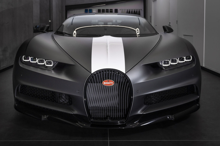 ブガッティ・シロン スポーツ“レ・レジェンド・デュ・シエル”（フロントマスク）